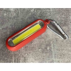 Ліхтарик-брелок з карабіном червоний 24819