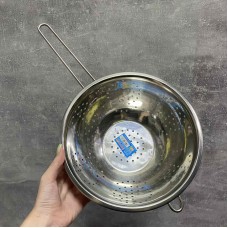 Друшляк з нержавіючої сталі з плоским дном 26 см Empire EM-0826