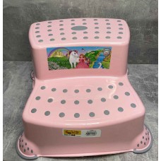 Підставка-лавочка дитяча для унітазу раковини Irak Plastik CM-520 Рожева