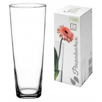 Ваза скляна Pasabahce Флора h-26 см циліндр-конус 43177