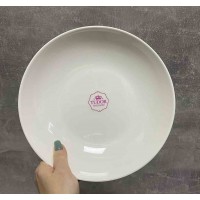 Тарілка супова 23 см Tudor Royal White TU2205-1