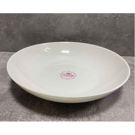 Тарілка супова 23 см Tudor Royal White TU2205-1