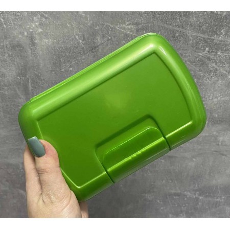 Ланч бокс пластиковий зелений 7808