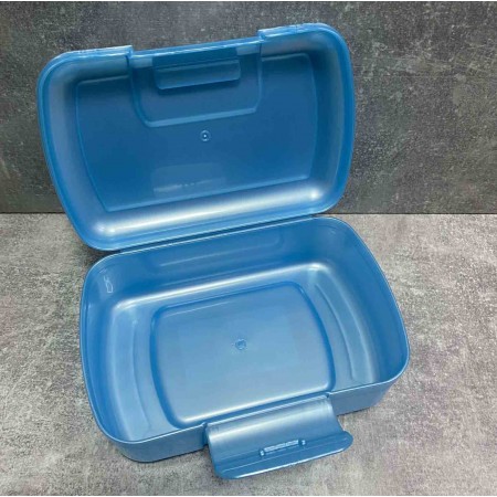 Ланч бокс пластиковий синій  7808