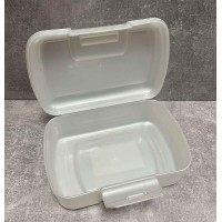 Ланч бокс пластиковий білий  7808