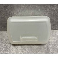 Ланч бокс пластиковий білий  7808