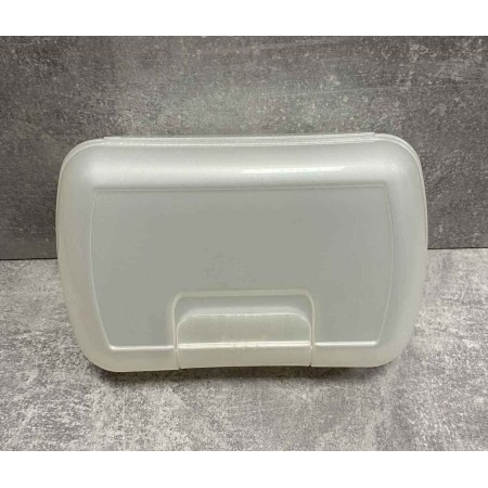 Ланч бокс пластиковий білий  7808