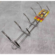 Вішалка для одягу (5 гачків) металева хромована A-Plus 1165