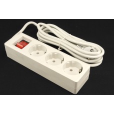 Подовжувач на 3 розетки 3 метри A-Plus 350-3