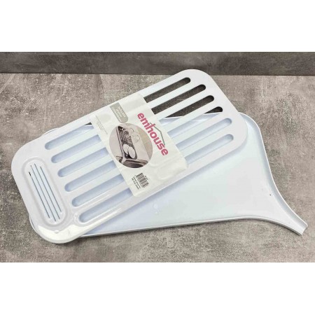 Сушка для посуду прямокутна біла Emhouse EP-201