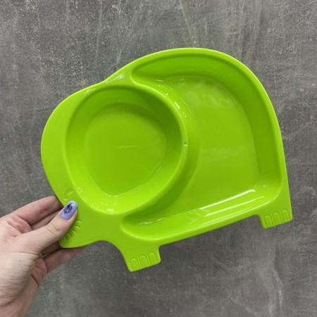 Тарілка дитяча пластикова "Слон" 118-2 Mix