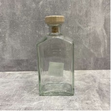 Пляшка для напоїв, настоянок 500 мл з дерев'яною кришкою Everglass 5016