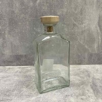 Пляшка для напоїв, настоянок 500 мл з дерев'яною кришкою Everglass 5016