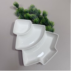 Менажниця порцелянова Stenson MC-4290-9 23 см "Ялинка"