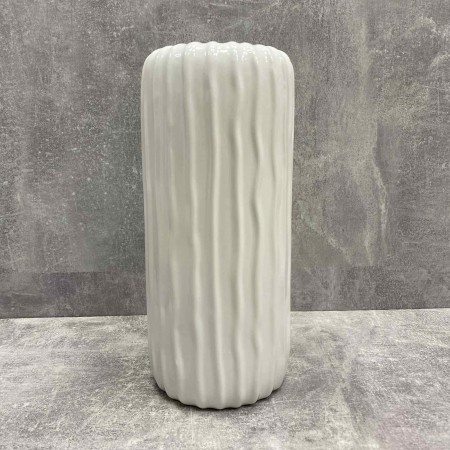 Ваза керамічна 24,5 см Bona Di 795-458 біла