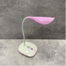 Лампа настільна світлодіодна з акумулятором біла з рожевим OJ-880