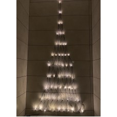 Гірлянда-ялинка 66 LED жовте світло 77*180 см 3010646