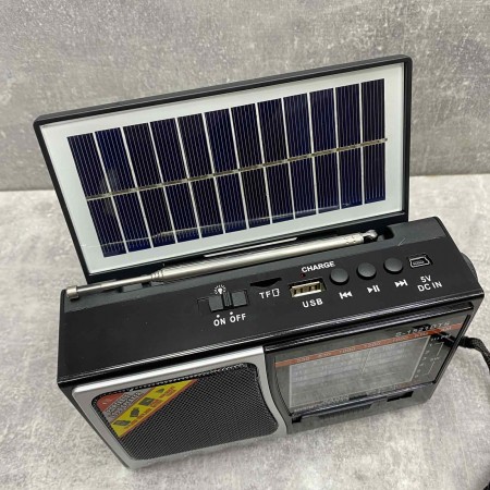 Радіо-ліхтар на сонячній батареї на акумуляторі S-1521BTS