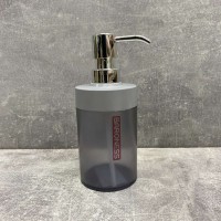 Дозатор для рідкого мила сірий із срібним Baroness Limpia 20001