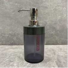Дозатор для рідкого мила темно-сірий із срібним Baroness Limpia 20001