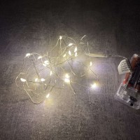 Гірлянда світлодіодна НА БАТАРЕЙКАХ 2 м 20 діодів LED ,жовтий колір