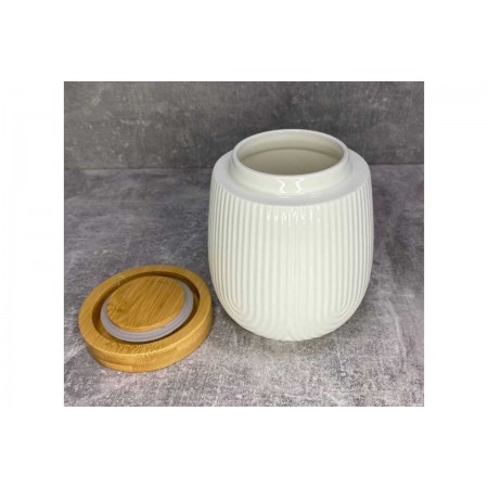 Банку для сипучих з бамбуковою кришкою Interos 900 мл PJ03430-L-1