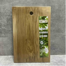 Дерев'яна дубова кухонна дошка 45*30*1,2 см Золотий Дуб 0003