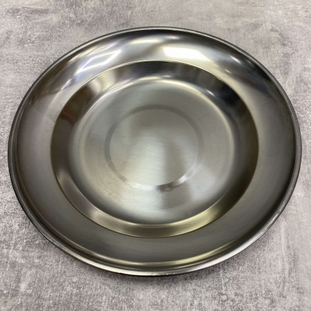 Тарілка з нержавіючої сталі глибока 20 см Zauberg ADS2240-20/76865