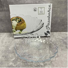 Блюдо скляне овальне 27*32 см Pasabahce Hasir 10412