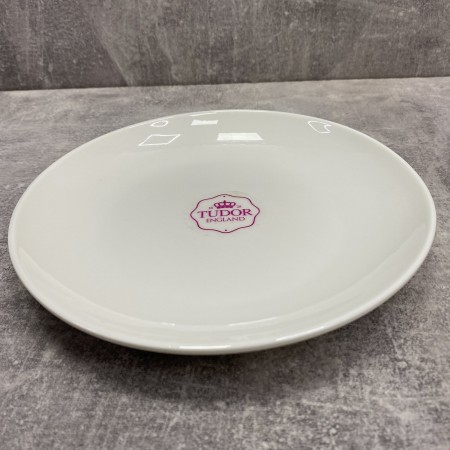 Тарілка пиріжкова 18 см Tudor Royal White TU2204-1