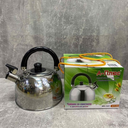 Чайник з нержавіючої сталі 2,5 л A-Plus 1321