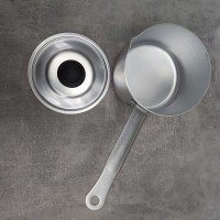 Ківш алюмінієвий 12,7 см 1 л з кришкою A-Plus 76151