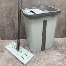 Швабра з відром 12 л Zambak Plastik ZB-300 м'ятного кольору