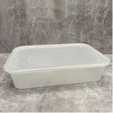 Контейнер  з кришкою 3 л прямокутний прозорий Магія Пласт ХМ 3000