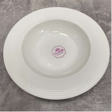 Тарілка глибока 22 см порцелянова Tudor TU-1100-1