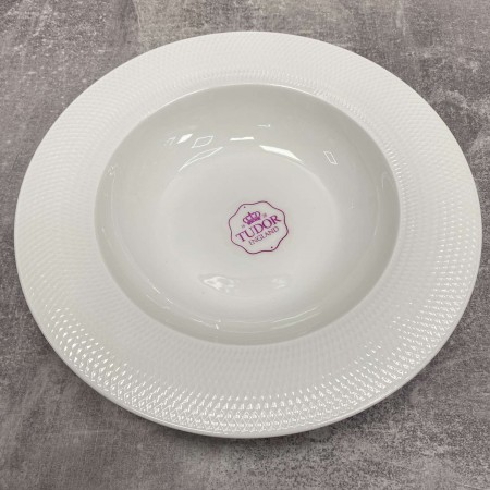 Тарілка глибока 22 см порцелянова Tudor TU-1100-1