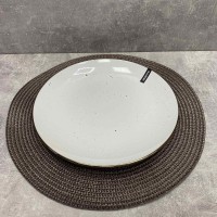 Сервірувальна серветка на стіл кругла коричнева 37,5 см 805Т