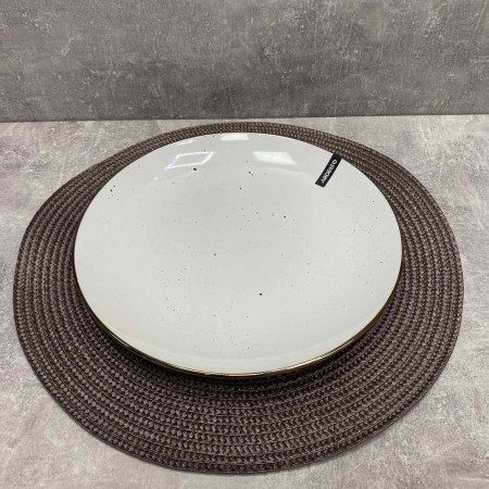 Сервірувальна серветка на стіл кругла коричнева 37,5 см 805Т