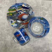 Набір дитячого посуду 3 предмети Літаки Украина ТД 7732