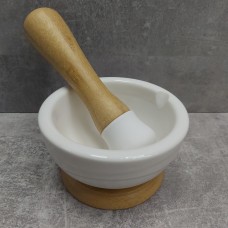 Ступка порцелянова з маточкою 9*9*5,5 см Bona Di 375-382