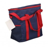 Сумка-холодильник 35*22*39 см A-Plus 6010 синя з червоним (термосумка)