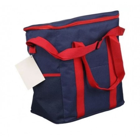 Сумка-холодильник 35*22*39 см A-Plus 6010 синя з червоним (термосумка)