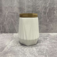 Банка для сипучих з бамбуковою кришкою 800 мл Геометрія Interos PJ03340-L