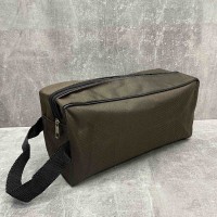 Косметичка універсальна 26*8*15,5 см коричнева К-33