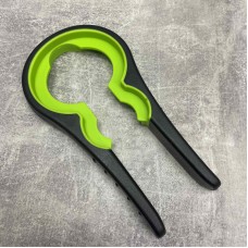 Багатофункціональна відкривачка для банок/пляшок 4в1 Frico FRU-006 чорна з салатовим