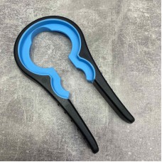 Багатофункціональна відкривачка для банок/пляшок 4в1 Frico FRU-006 чорна з блакитним