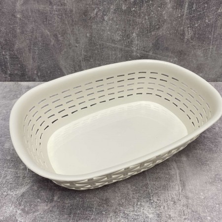 Сухарниця 30,5*21,5*7,5 см "Ротанг" Алеана 168081 біла троянда