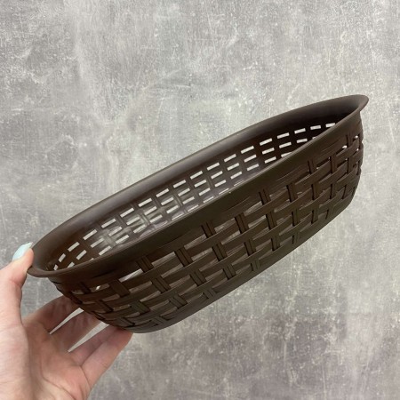 Сухарниця 30,5*21,5*7,5 см "Ротанг" Алеана 168081 темно-коричневий