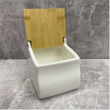 Банка для солі, цукру з бамбуковою кришкою Bona Di 375-251