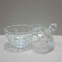 Цукорниця з кришкою скляна Diamond Olens 102-014